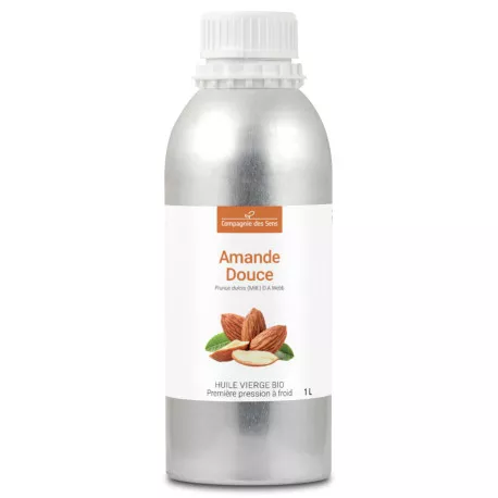 Amande Douce - Huile Végétale Vierge BIO - Flacon en verre