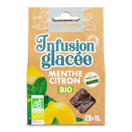 Tisane glacée menthe citron bio 