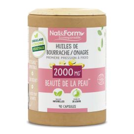 Beauté de la peau bourrache onagre 