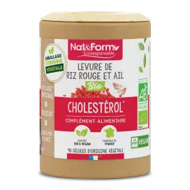Cholestérol levure de riz rouge & ail bio
