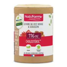 Cholestérol levure de riz rouge & gugulon