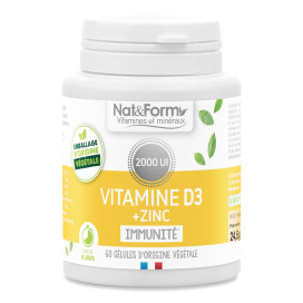 Immunité vitamine d3 & zinc 