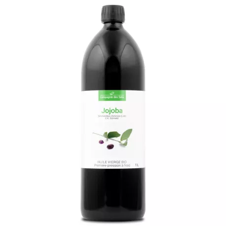 Jojoba - Huile Végétale Vierge BIO - Flacon en verre