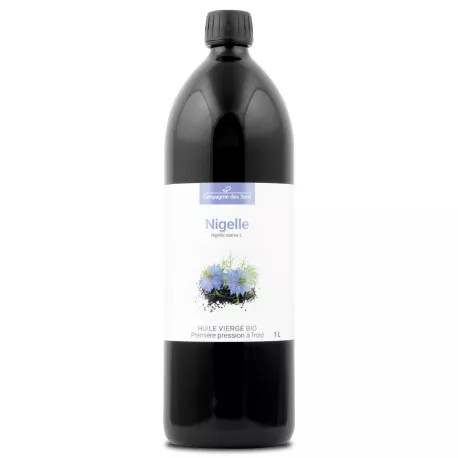 Nigelle - Huile Végétale Vierge BIO - Flacon en verre