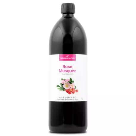 Rose Musquée du Chili - Huile Végétale Vierge BIO - Flacon en verre