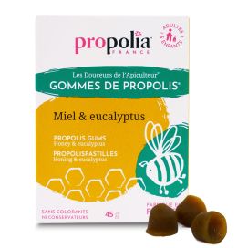 Gommes de propolis miel & eucalyptus