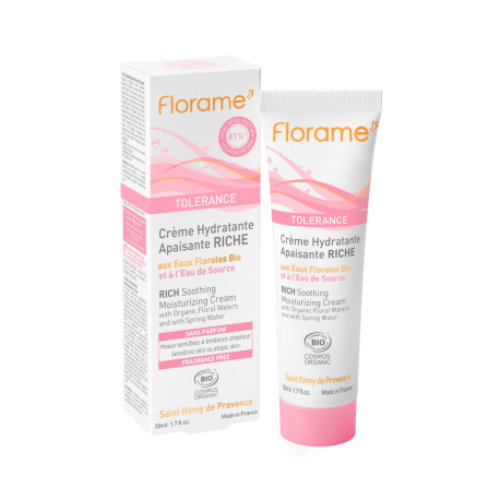 Crème Hydratante Apaisante Riche BIO - Florame