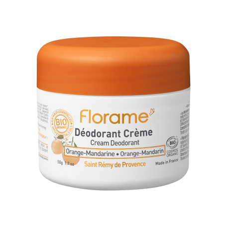 Déodorant Crème Orange Mandarine BIO - Florame