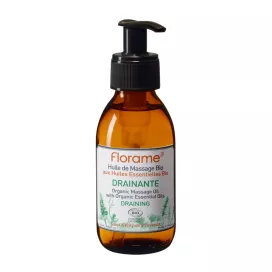 Huile de massage drainante bio