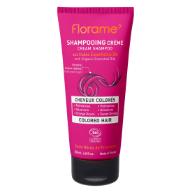 Shampoing crème cheveux colorés bio 