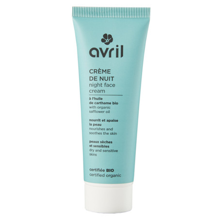 Crème de Nuit Peaux Sèches & Sensibles BIO - Avril