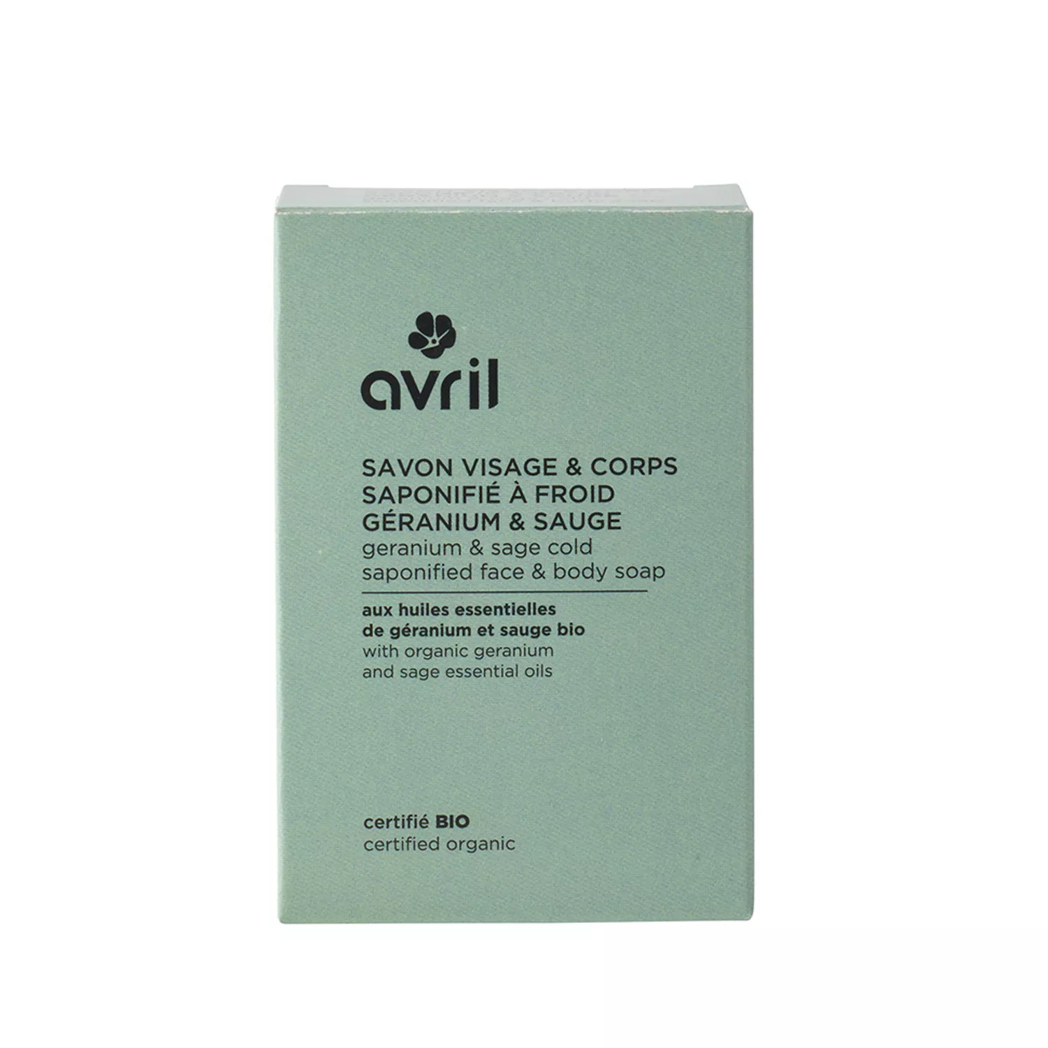 Savon à Froid Géranium & Sauge BIO - Avril