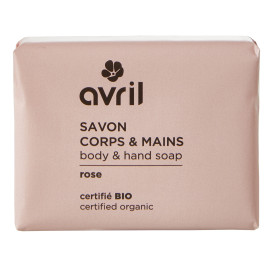 Savon corps & mains rose bio 