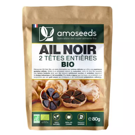 Ail Noir BIO - 2 Têtes Entières