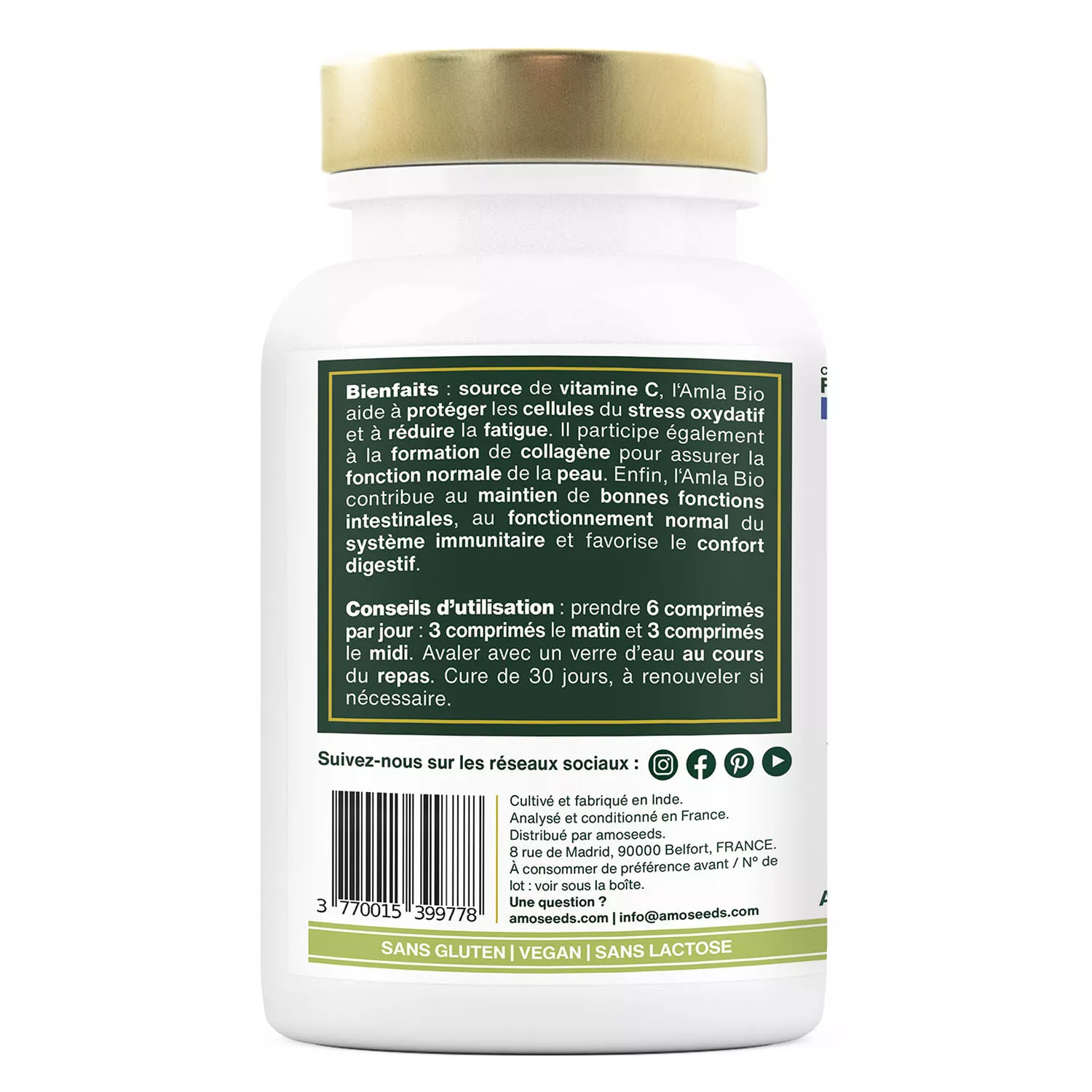 Amla BIO Extra Fort - Comprimés