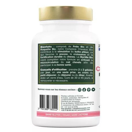 Complexe Cheveux BIO - Gélules Végétales
