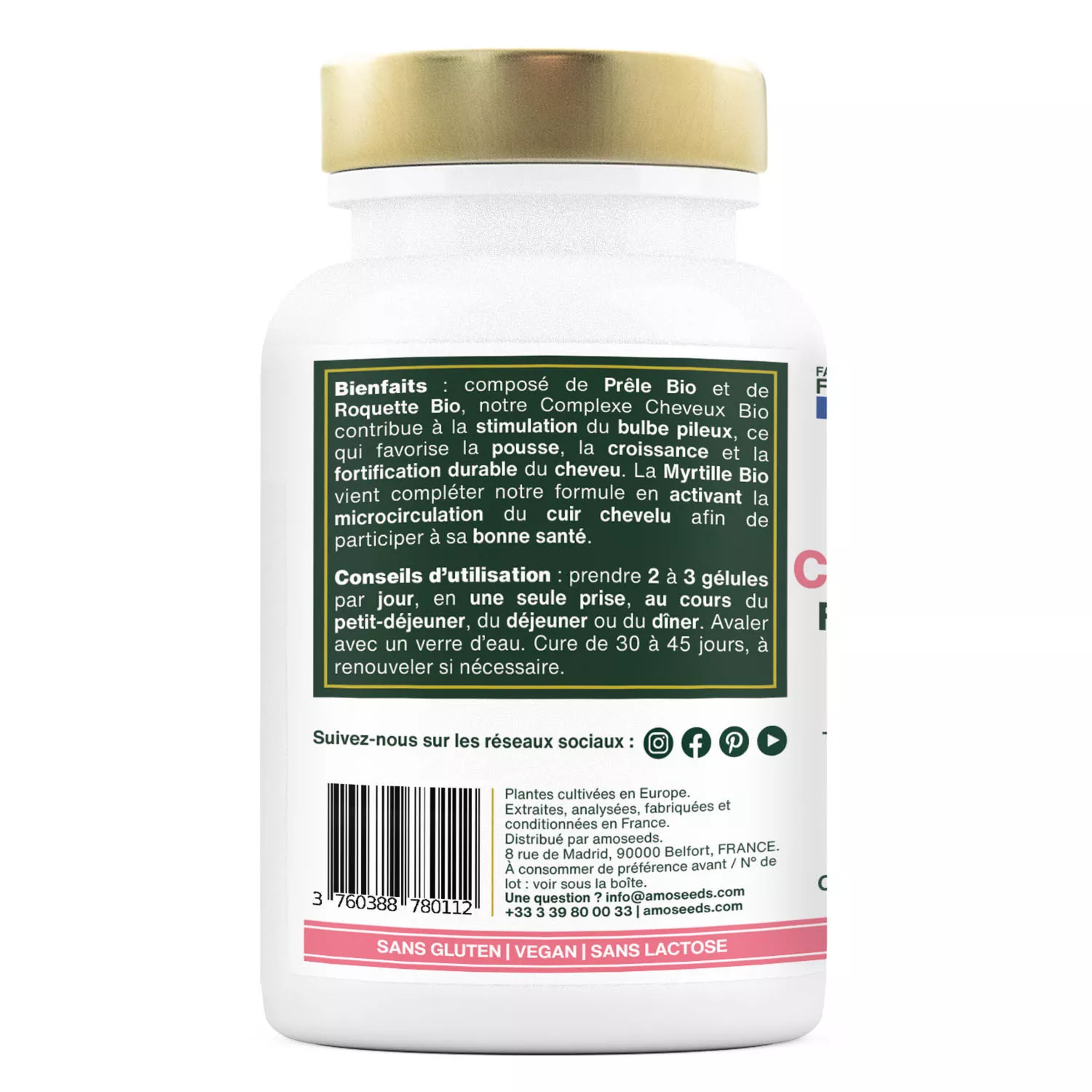 Complexe Cheveux BIO - Gélules Végétales