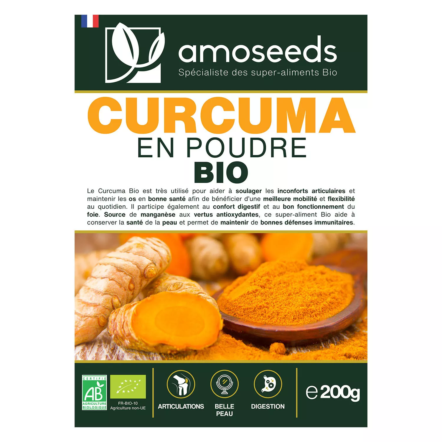 Curcuma BIO - En Poudre