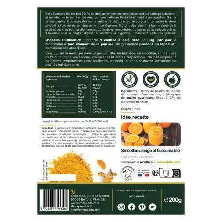 Curcuma BIO - En Poudre