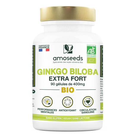 Ginkgo Biloba BIO Extra Fort - Gélules Végétales