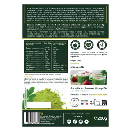 Moringa BIO - En Poudre