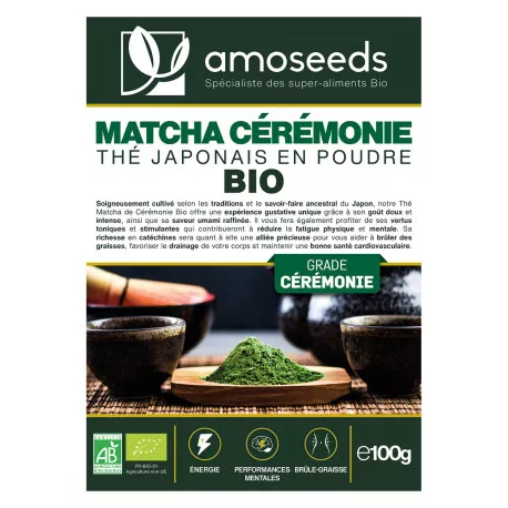 Thé Matcha Cérémonial BIO - En Poudre