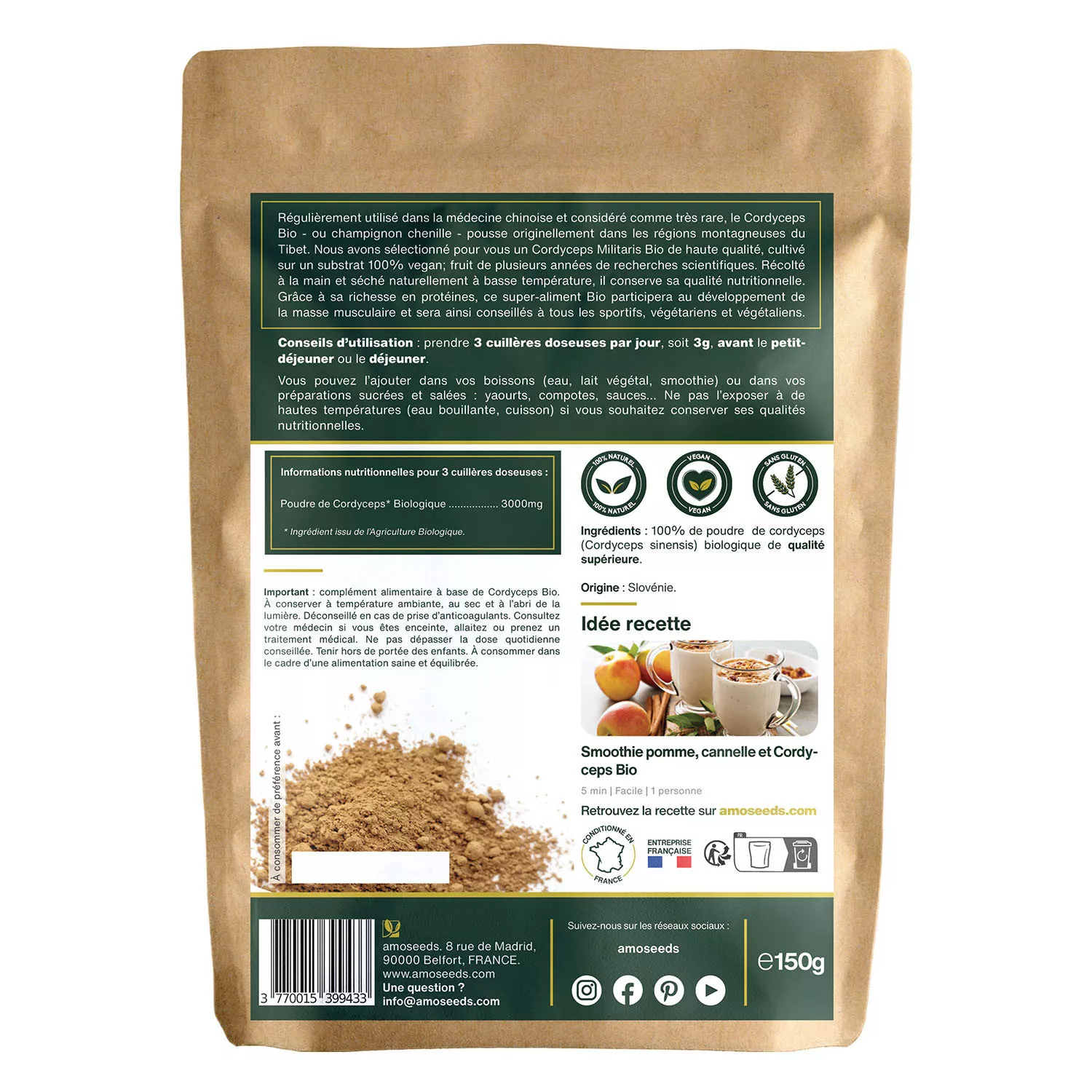 Cordyceps BIO - En Poudre