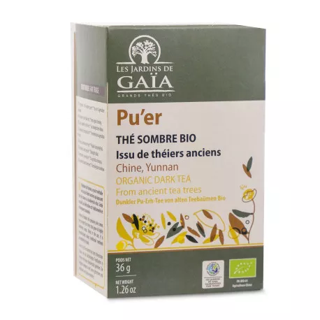 Thé Sombre Pu'Er BIO - Nature