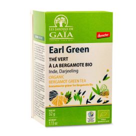 Thé vert bio earl grey 