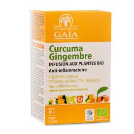 Tisane bio curcuma gingembre 