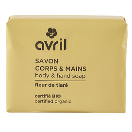 Savon corps & mains fleur de tiaré bio 