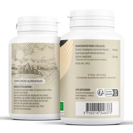 Aubépine BIO - Gélules Végétales