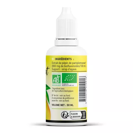 Citronat BIO (Extrait de pépins de Pamplemousse) - Solution buvable