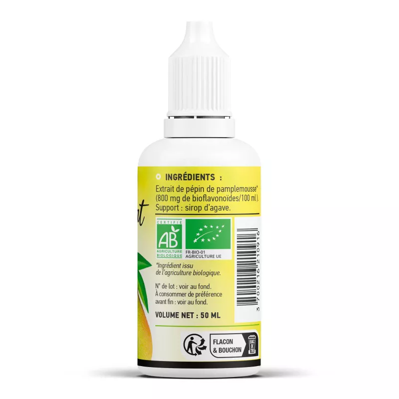 Citronat BIO (Extrait de pépins de Pamplemousse) - Solution buvable