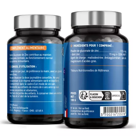 Gluconate de Zinc - Comprimés