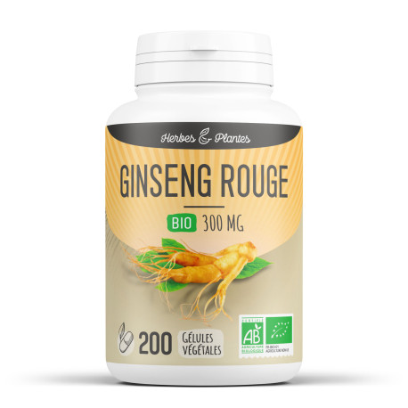 Ginseng Rouge BIO - Gélules Végétales