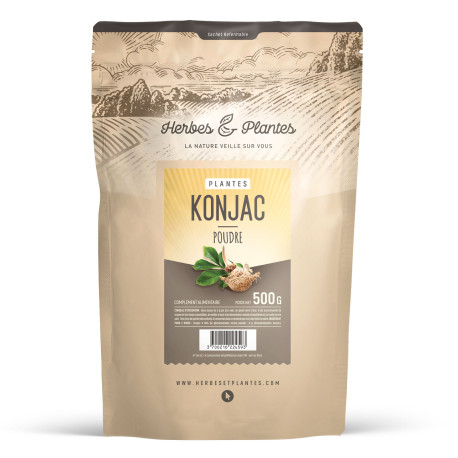 Konjac (80 % glucomannane) - En Poudre