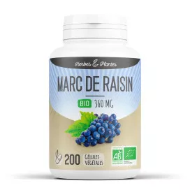Marc de raisin bio