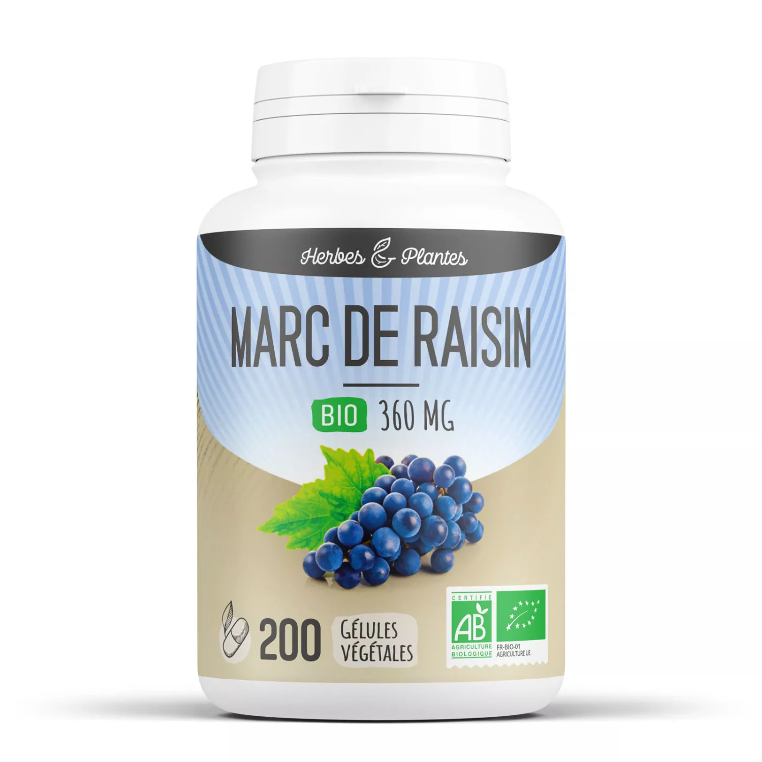 Marc de Raisin BIO - Gélules Végétales