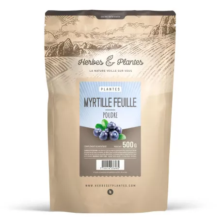Myrtille (feuille) - En Poudre