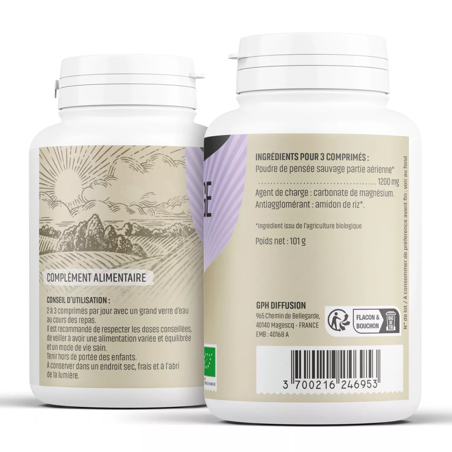 Pensée Sauvage BIO - Comprimés