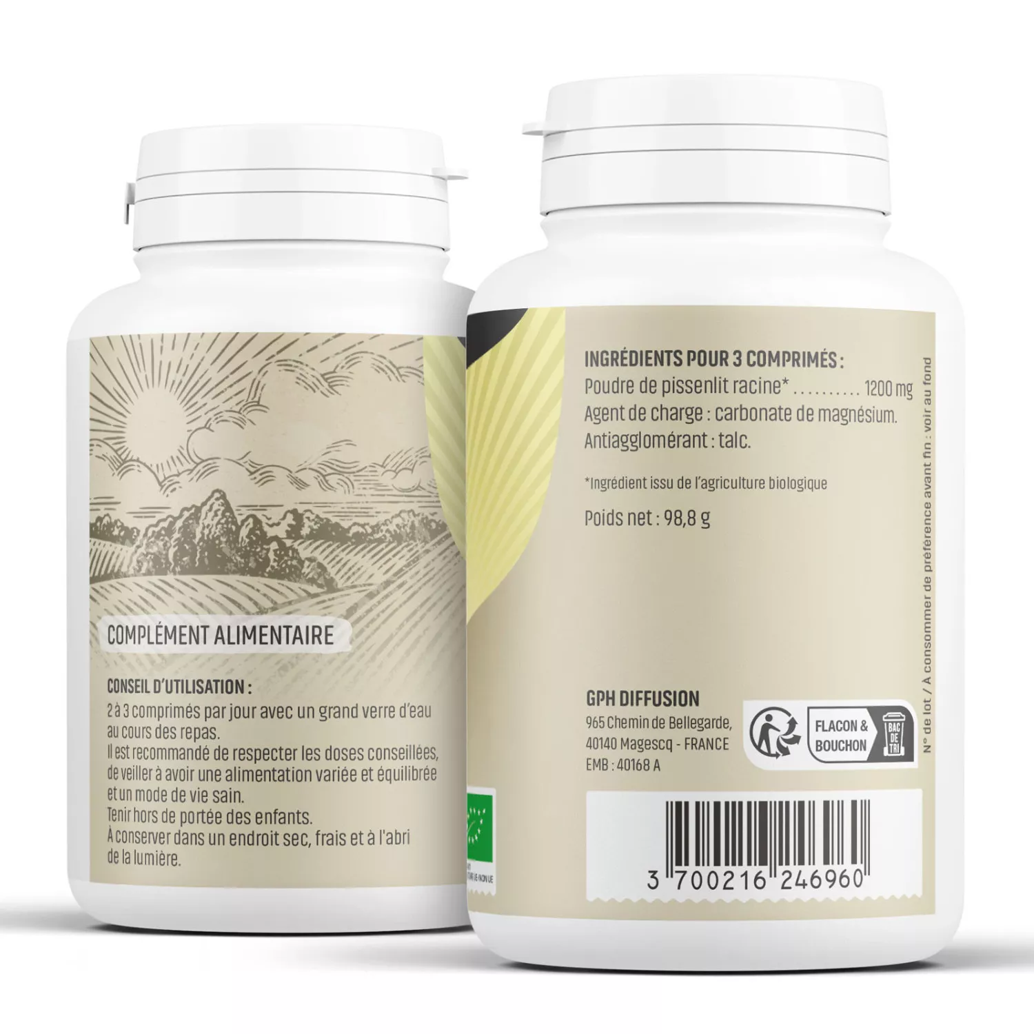 Pissenlit BIO - Comprimés