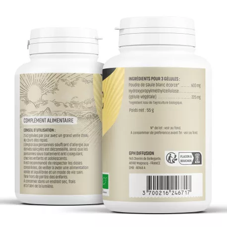 Saule Blanc BIO - Gélules Végétales