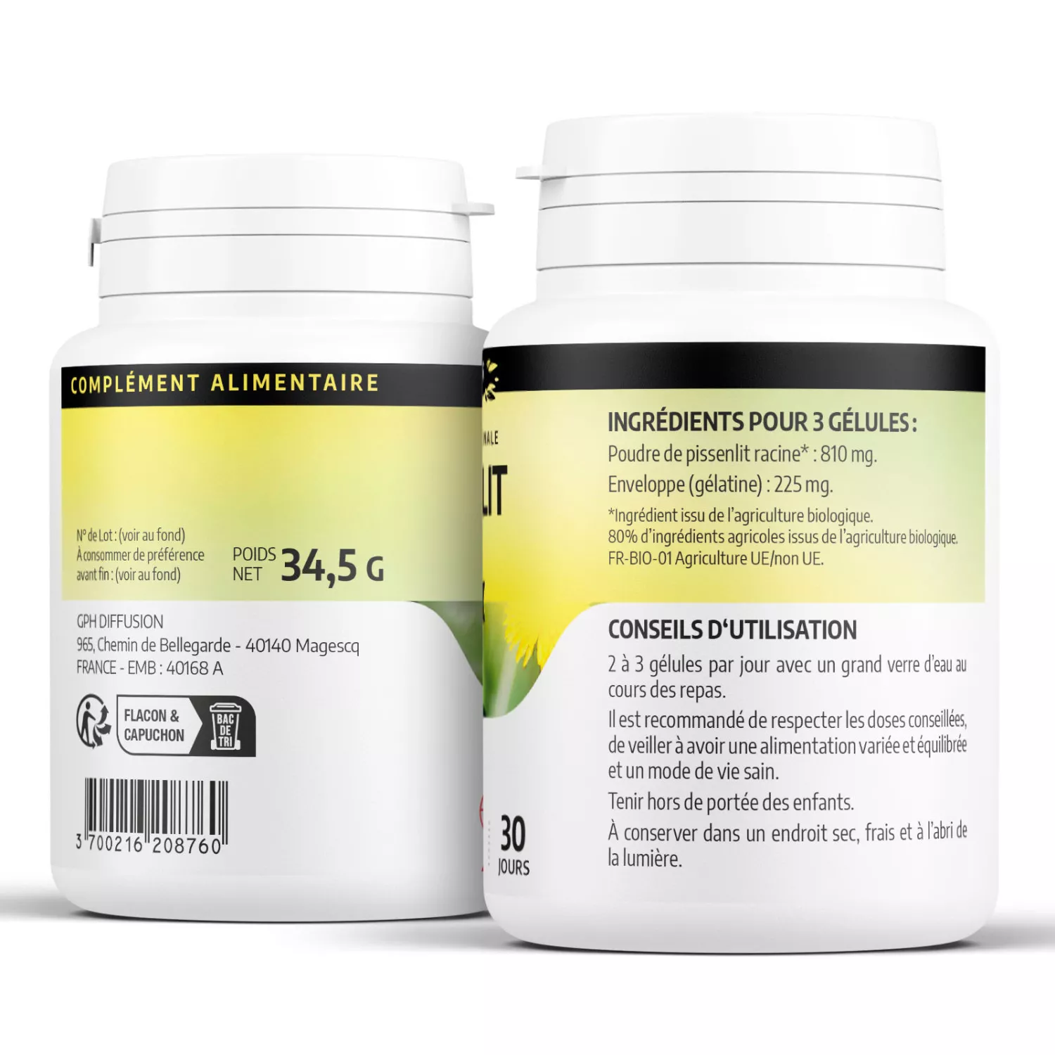 Pissenlit BIO - Gélules