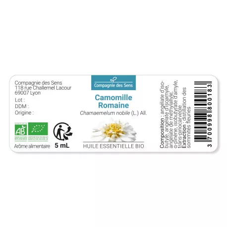CAMOMILLE ROMAINE - Huile essentielle BIO