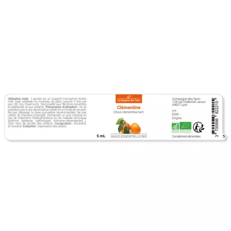 CLÉMENTINE - Huile essentielle BIO