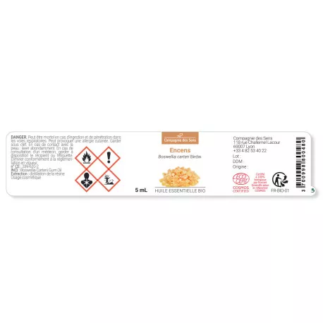 ENCENS - Huile essentielle BIO