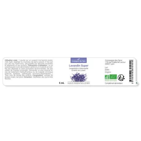 LAVANDIN SUPER - Huile essentielle BIO