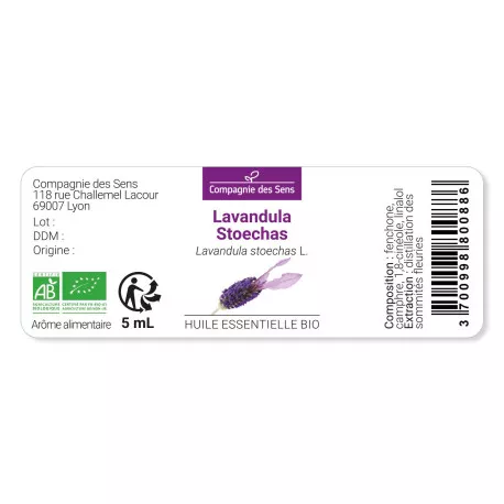 LAVANDULA STOECHAS - Huile essentielle BIO