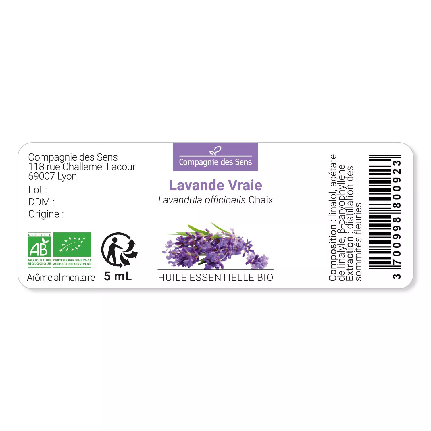 LAVANDE VRAIE - Huile essentielle BIO